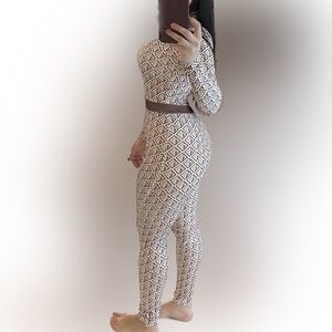 Geometric Patterned Jumpsuit